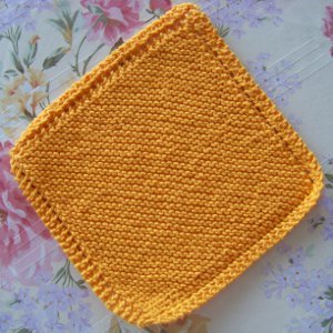 Quick Garter Stitch Dishcloth Quick Garter Stitch Dishcloth