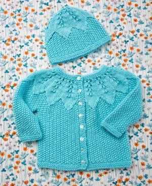 Seed Stitch baby Set