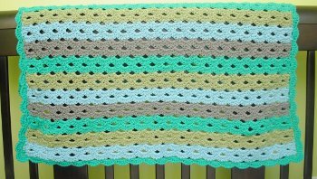 Oceanic Crochet Baby Blanket Pattern Oceanic Crochet Baby Blanket Pattern
