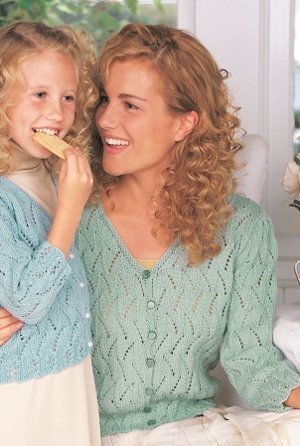 Classic Lace Cardigan AllFreeKnitting.com