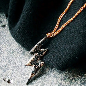 Striking Lightning Bolt Necklace Striking Lightning Bolt Necklace