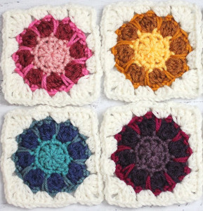 Kaleidoscope Granny Square Pattern Holidays OO