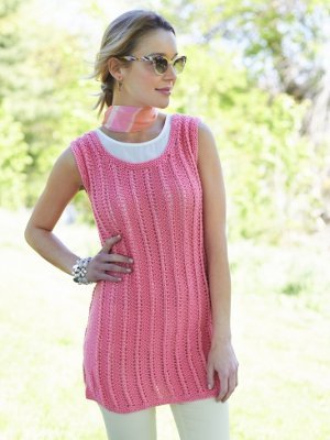 Audrey Hepburn Tunic AllFreeKnitting.com