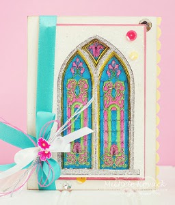 Radiant Stained Glass Window Card Radiant Stained Glass Window Card
