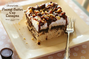 No-Bake Peanut Butter Cup Chocolate Lasagna No-Bake Peanut Butter Cup Chocolate Lasagna