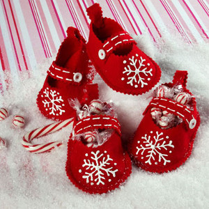 Cute and Crafty Christmas Booties