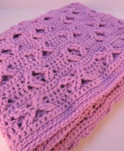 Orchid Crochet Baby Blanket Pattern ...