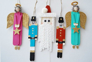 Popsicle Stick Christmas Characters Popsicle Stick Christmas Characters