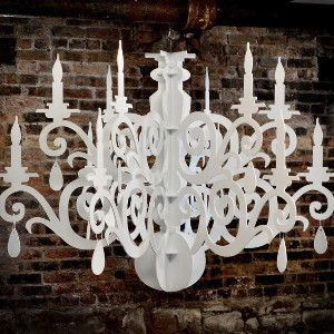 Elegant Silhouette DIY Chandelier Elegant Silhouette DIY Chandelier