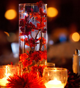 Romantic Floating Cherry Blossom Centerpieces Romantic Floating Cherry Blossom Centerpieces