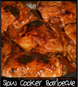 2-Ingredient Slow Cooker Barbecue Chicken 