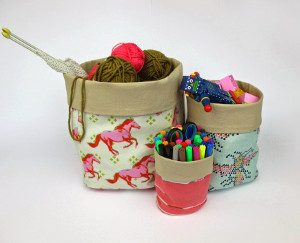 DIY Fabric Storage Bins DIY Fabric Storage Bins
