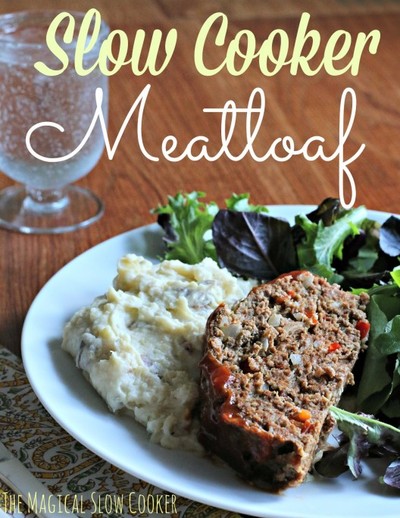 Classically Delicious Slow Cooker Meatloaf | AllFreeSlowCookerRecipes.com