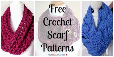 34 Free Crochet Scarf Patterns 34 Free Crochet Scarf Patterns