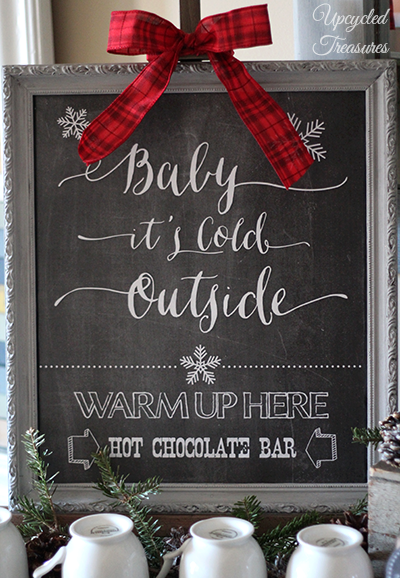 Hot Chocolate Bar Printable Sign 
