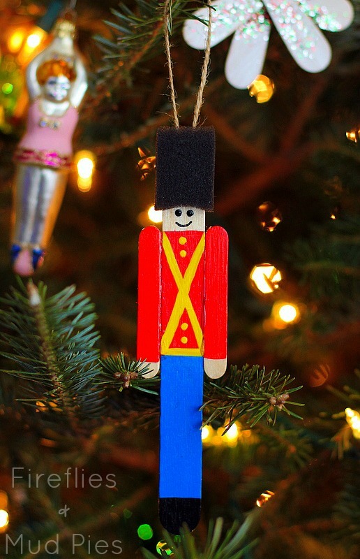 Popsicle Stick Toy Soldier Ornament | AllFreeKidsCrafts.com