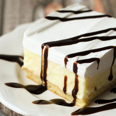 Inside-Out Cream Puff Cake Inside-Out Cream Puff Cake