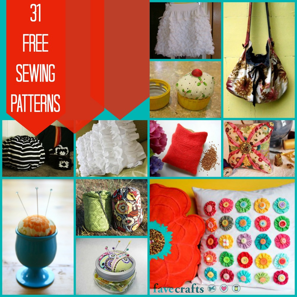 31 Free Sewing Patterns | FaveCrafts.com