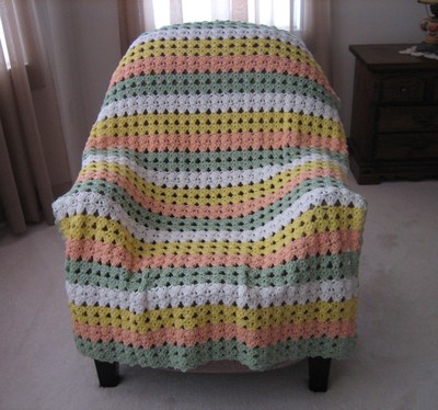 Sea Coral Afghan