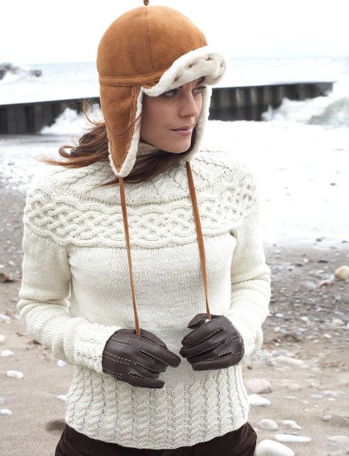 Winter Wonder Cabled Yoke Sweater