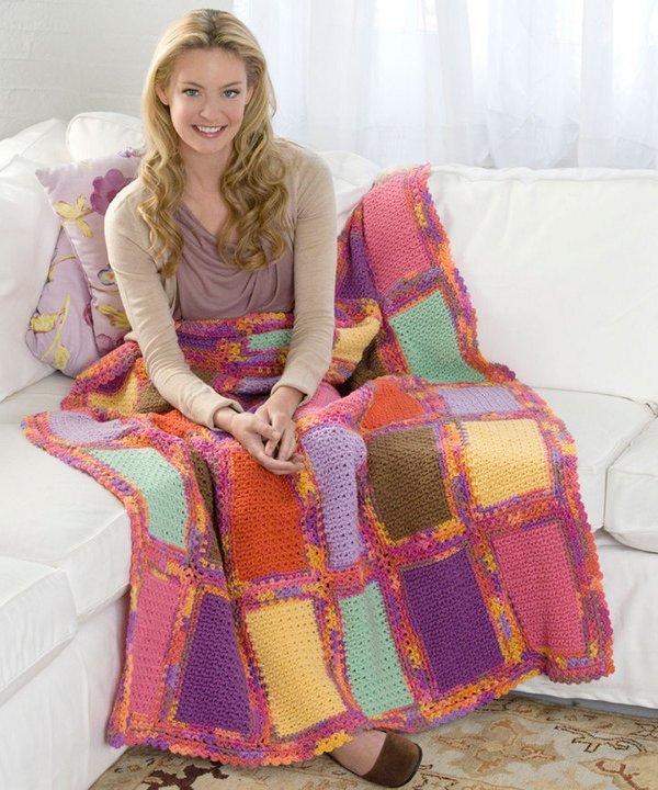 Scrap Happy Quilter's Afghan Scrap Happy Quilter's Afghan