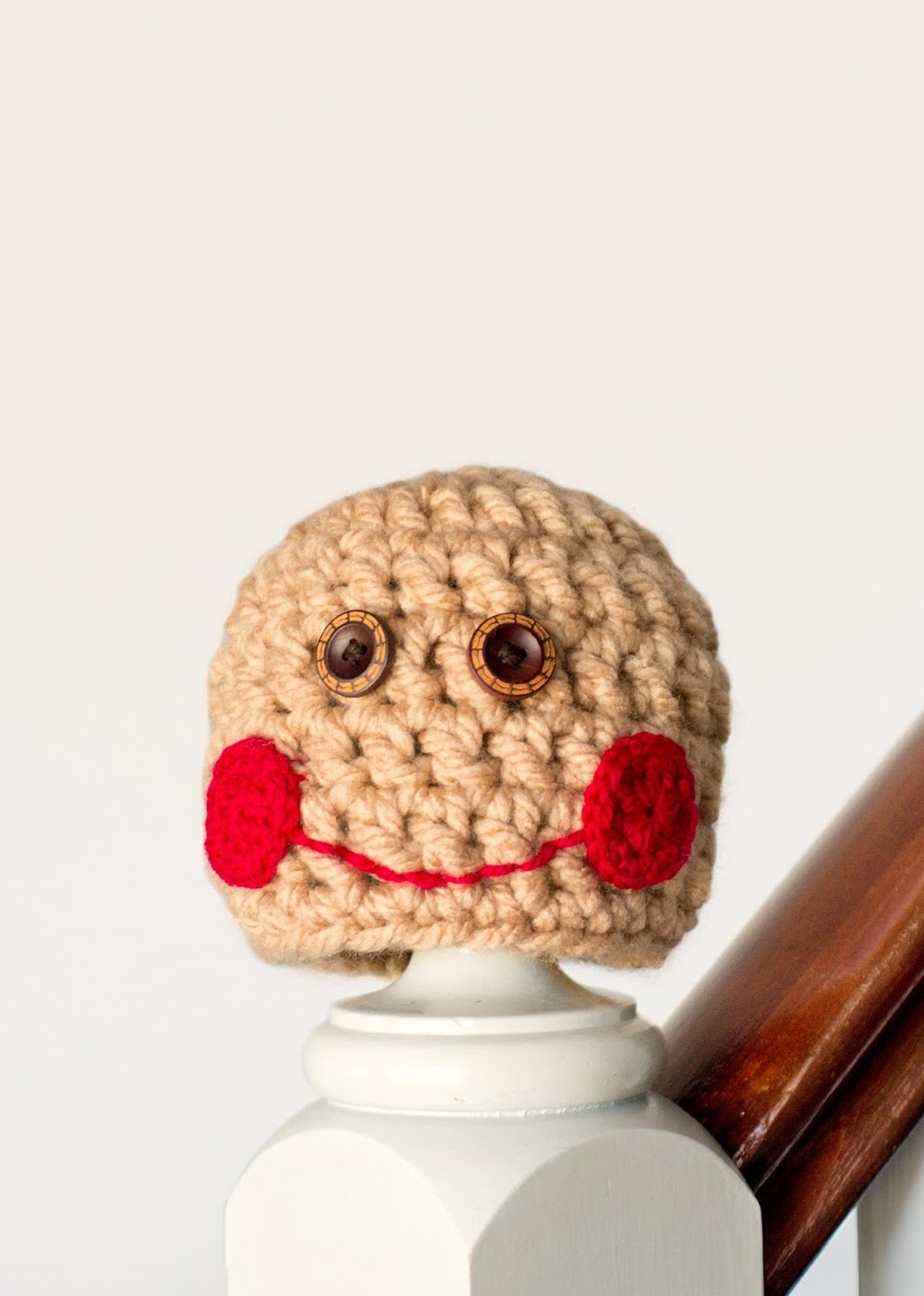 Crochet Hat Gingerbread Cookie