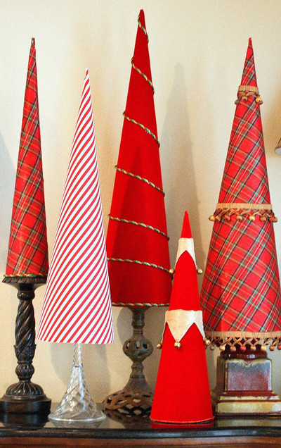 Elegant Christmas Tree Cones