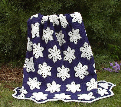 Snowflake Afghan Snowflake Afghan