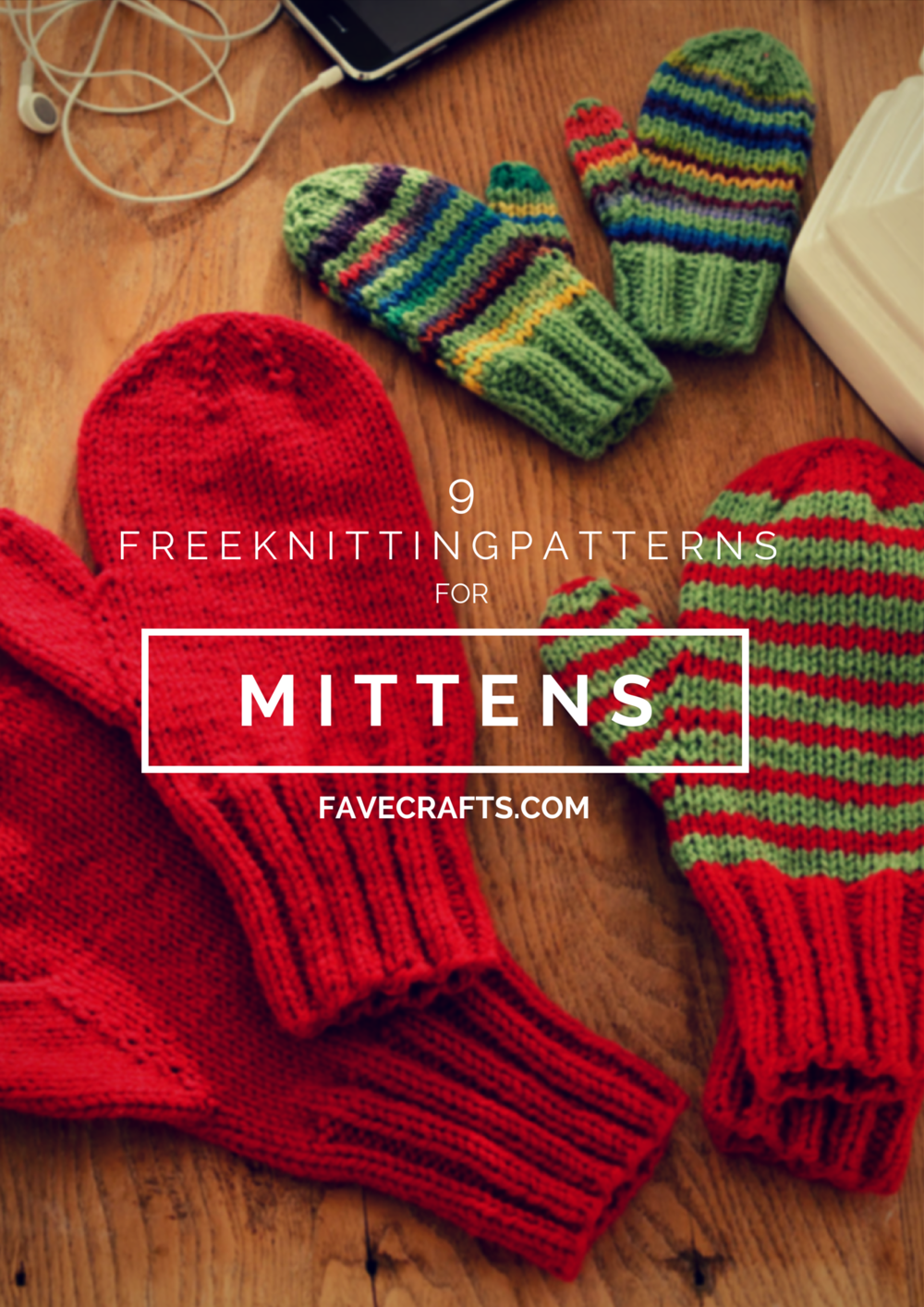 6 Free Knitting Patterns for Mittens