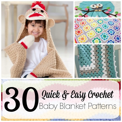 30+ Quick and Easy Crochet Baby Blanket Patterns ...