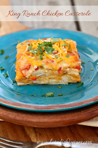 Texas Chicken Ranch Casserole