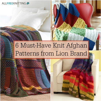 6 Must-Have Knit Afghan Patterns from Lion Brand 6 Must-Have Knit Afghan Patterns from Lion Brand