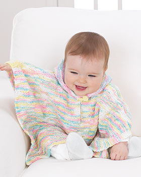 Baby Poncho Knitting Pattern Baby Poncho Knitting Pattern