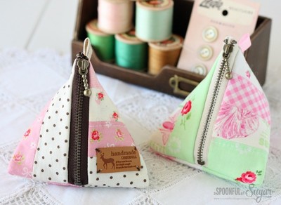 Patchwork Vintage Coin Purse Pattern Patchwork Vintage Coin Purse Pattern