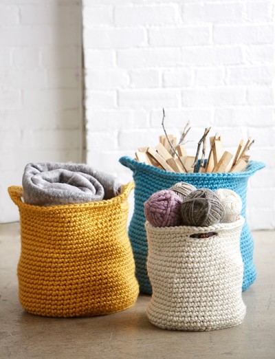 Mega Bulky Crochet Storage Baskets