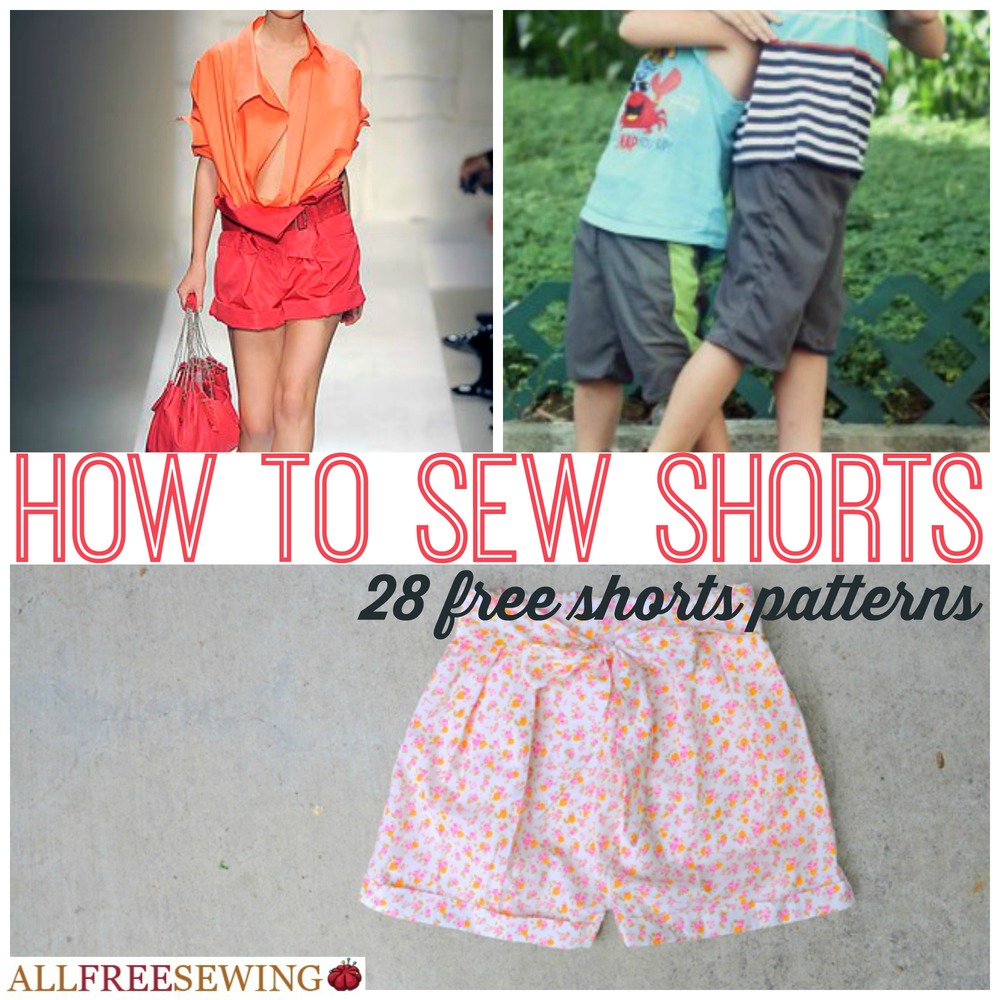 39 Free Shorts Patterns AllFreeSewing Com