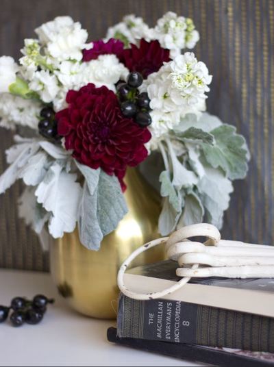 Breathtaking Marsala DIY Centerpiece Breathtaking Marsala DIY Centerpiece