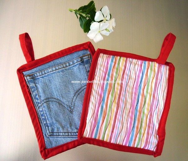 Jean Pocket Pot Holder Jean Pocket Pot Holder