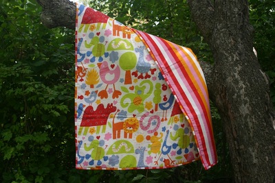 Modern Tied Baby Comforter Modern Tied Baby Comforter