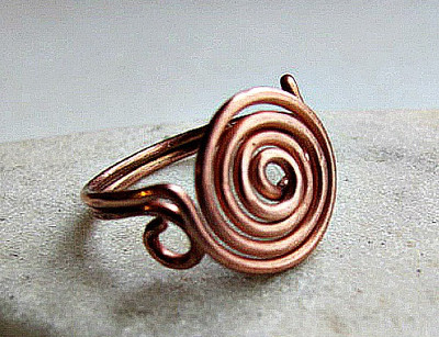 How To Make A Spiral Wire Ring How To Make A Spiral Wire Ring
