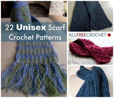 22 Unisex Scarf Crochet Patterns 22 Unisex Scarf Crochet Patterns