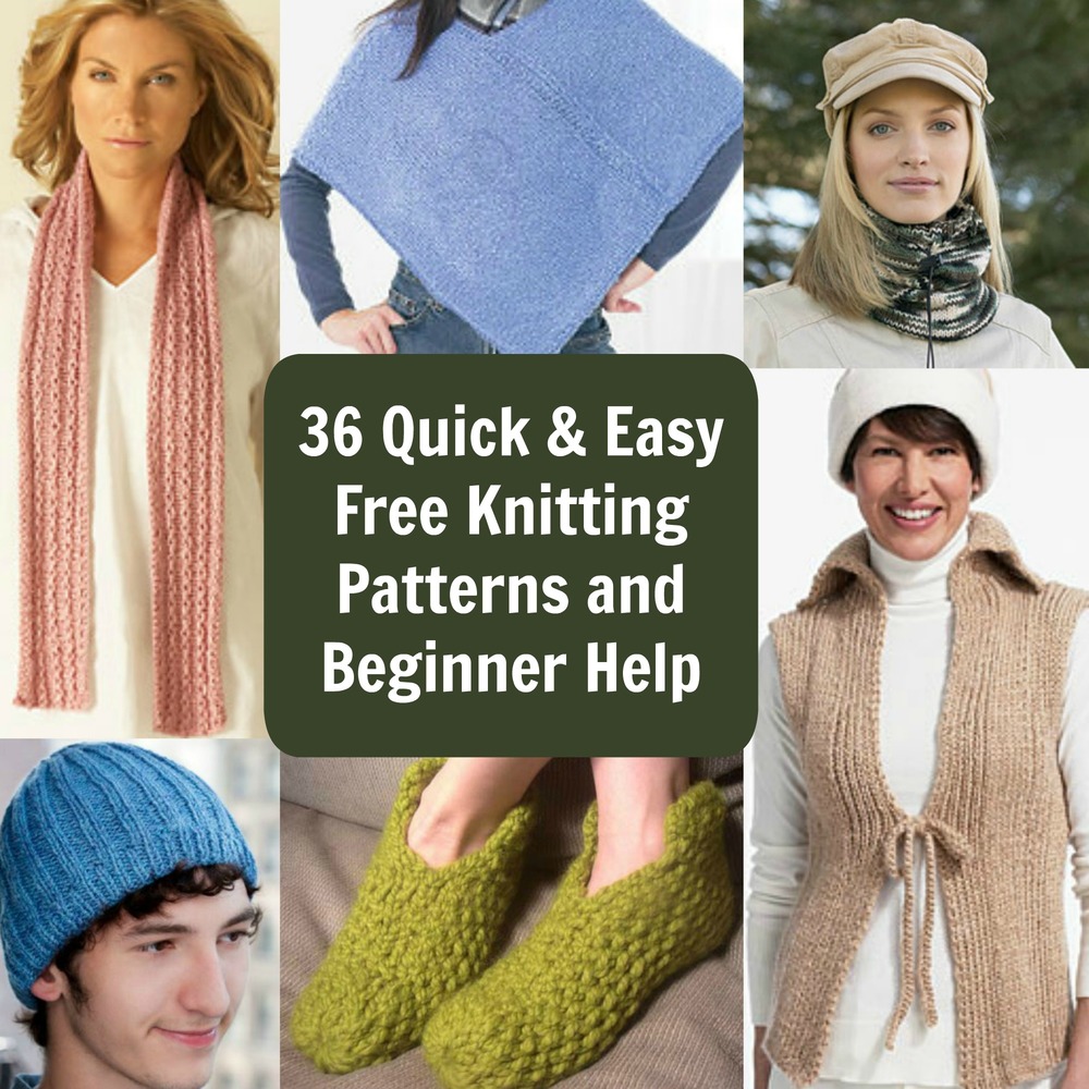 32 Quick And Easy Free Knitting Patterns And Beginner Help # 2016 Car Relea...