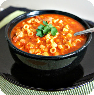 Slow Cooker Copycat Olive Garden Pasta E Fagioli Soup ...