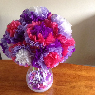Super Pretty Tissue Paper Flowers Super Pretty Tissue Paper Flowers
