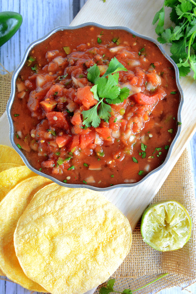 Homemade Chips and Salsa Homemade Chips and Salsa