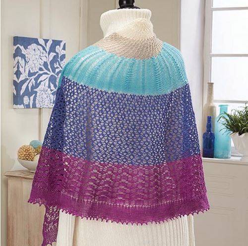 Wild Garden Knit Shawl