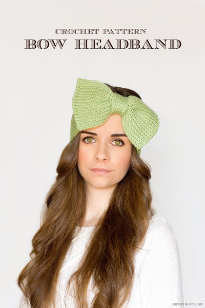 Crochet Bow Headband Pattern FaveCrafts.com