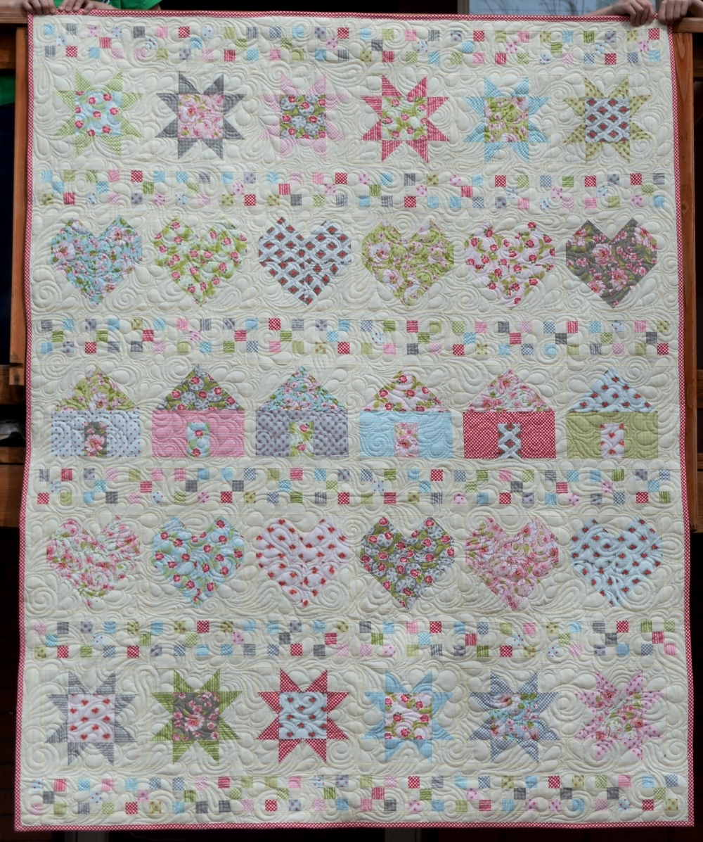 All In A Row Free Quilt Pattern | FaveQuilts.com
