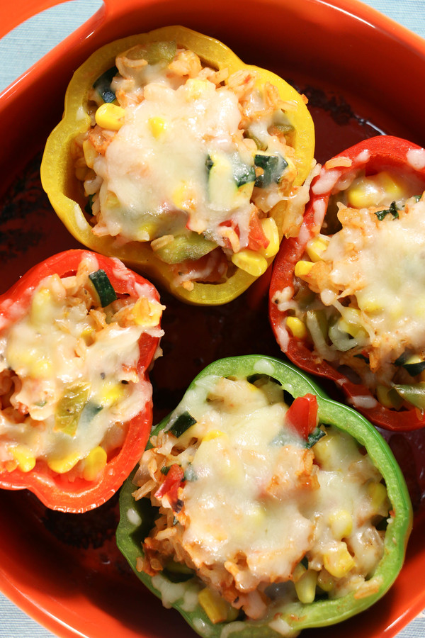 Rice And Vegetable Stuffed Peppers Rice And Vegetable Stuffed Peppers