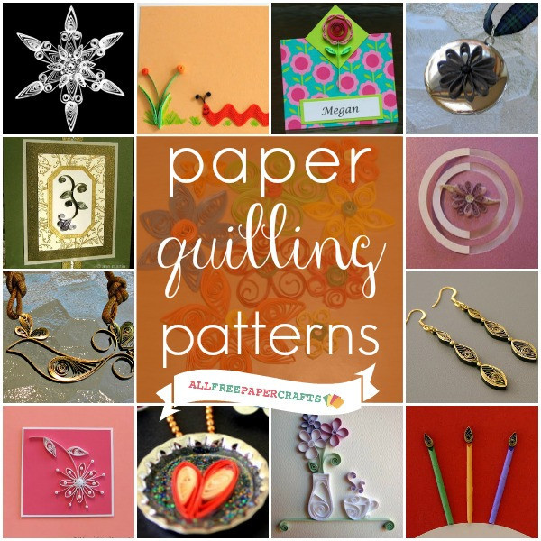 How to Quill Paper 35 Free Paper Quilling Patterns